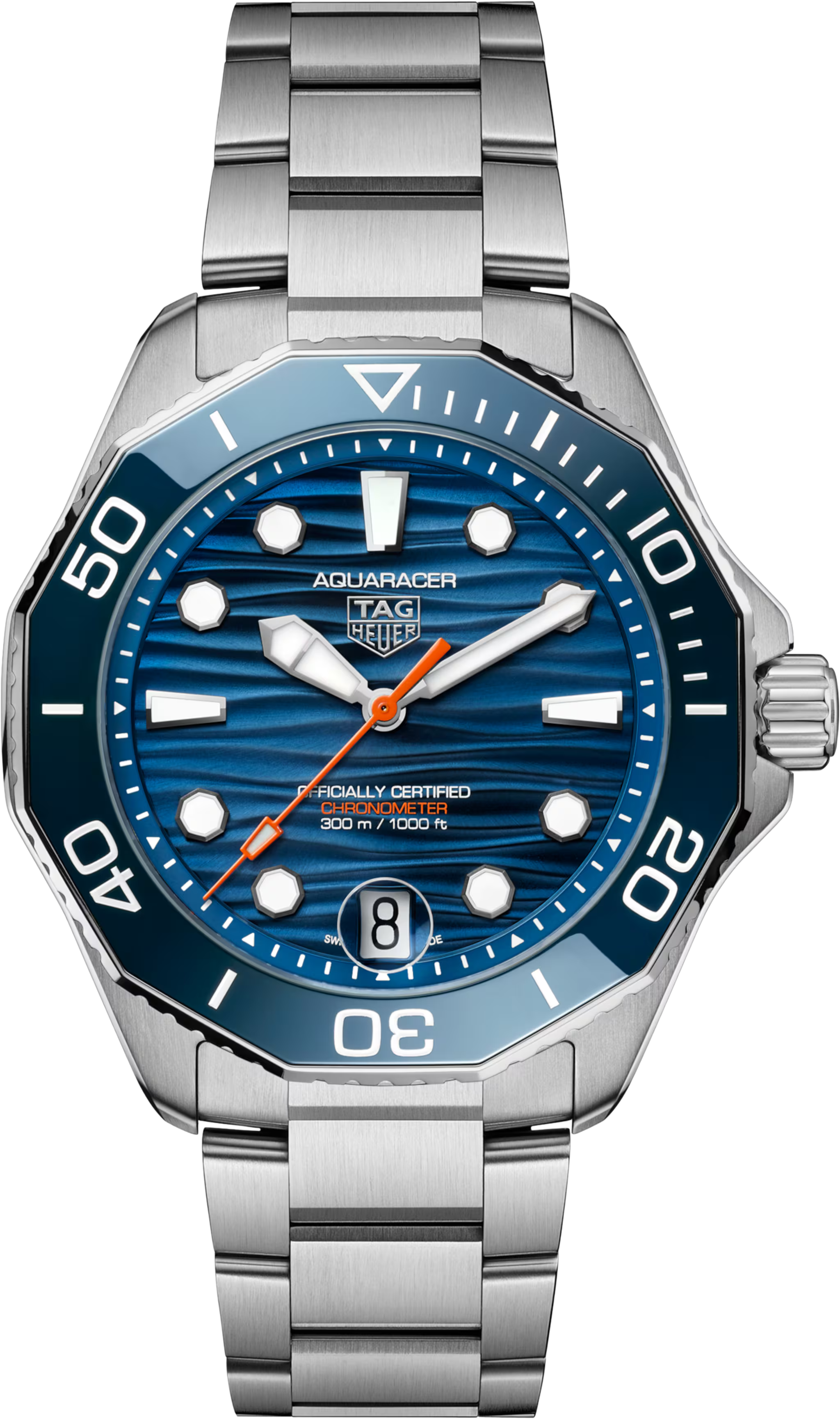 TAG Heuer Aquaracer com mostrador azul